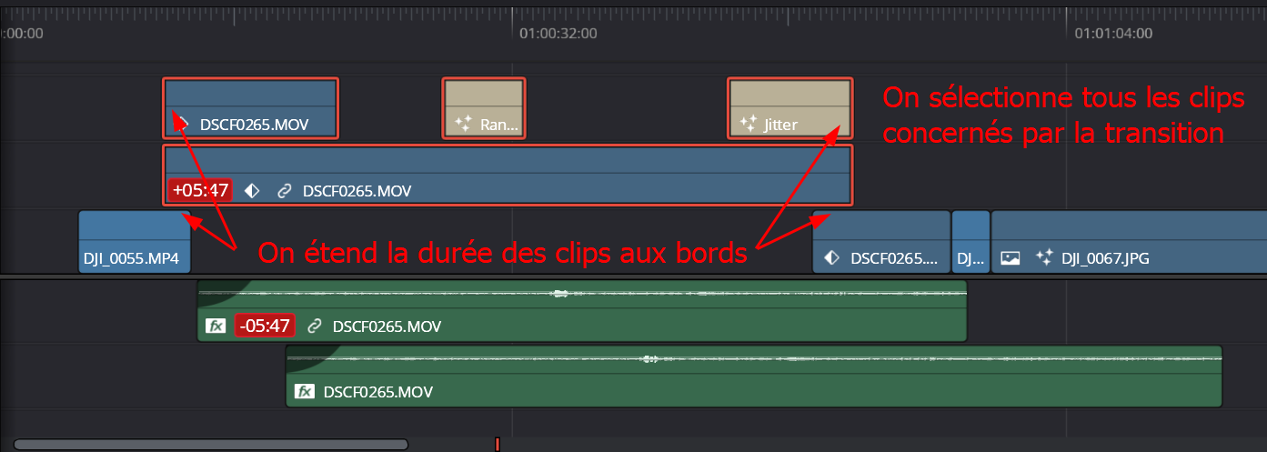 Ce qu'il faut faire avant de concaténer les clips
